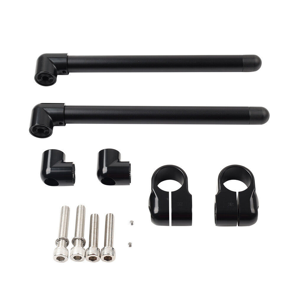 Cafe Racer Bars 7/8 Motorcycle Universal Clip-On Handlebar Fork Tube 32MM