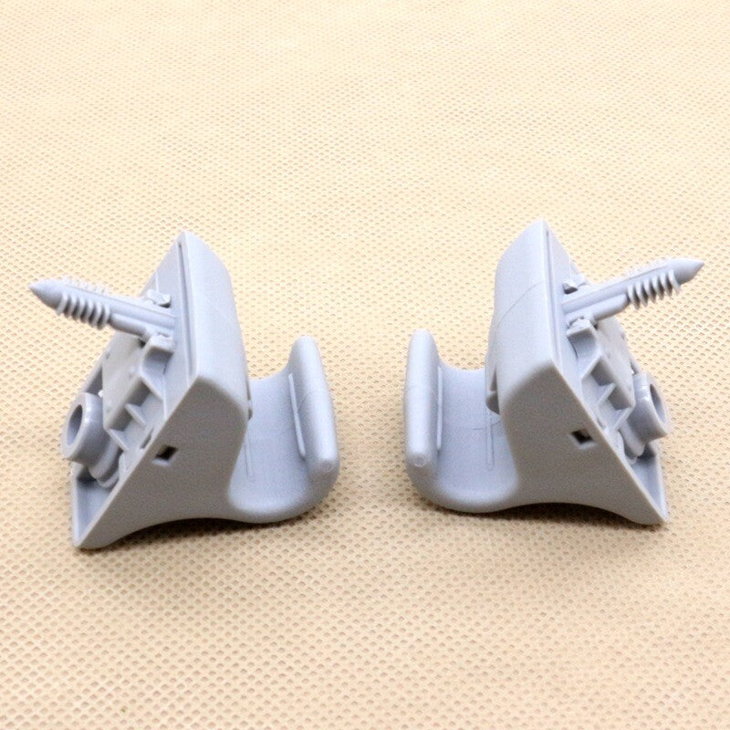 2-Pack for Hyundai i30 2008-11 Internal Grey Sun Visor Clip Fixing Hook 5235 4D300TX