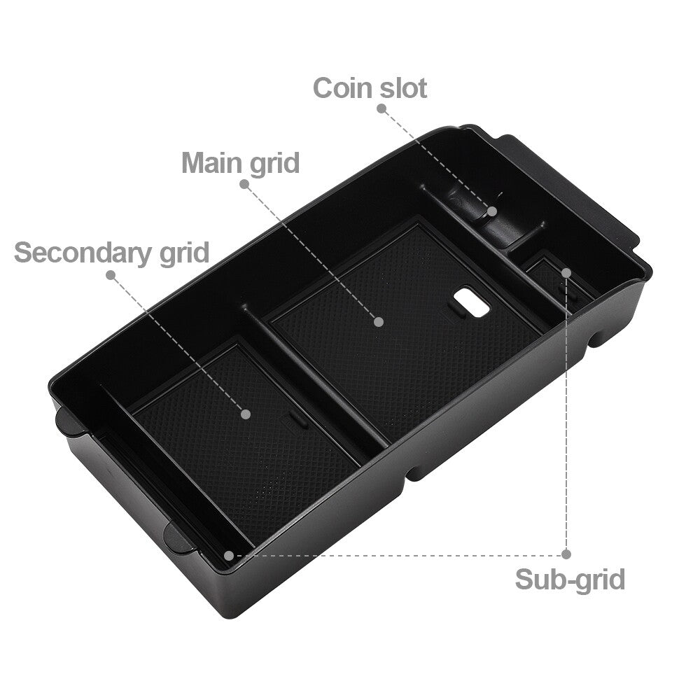 Car ABS Center Console Organizer Armrest Storage Box for Toyota Highlander 2022