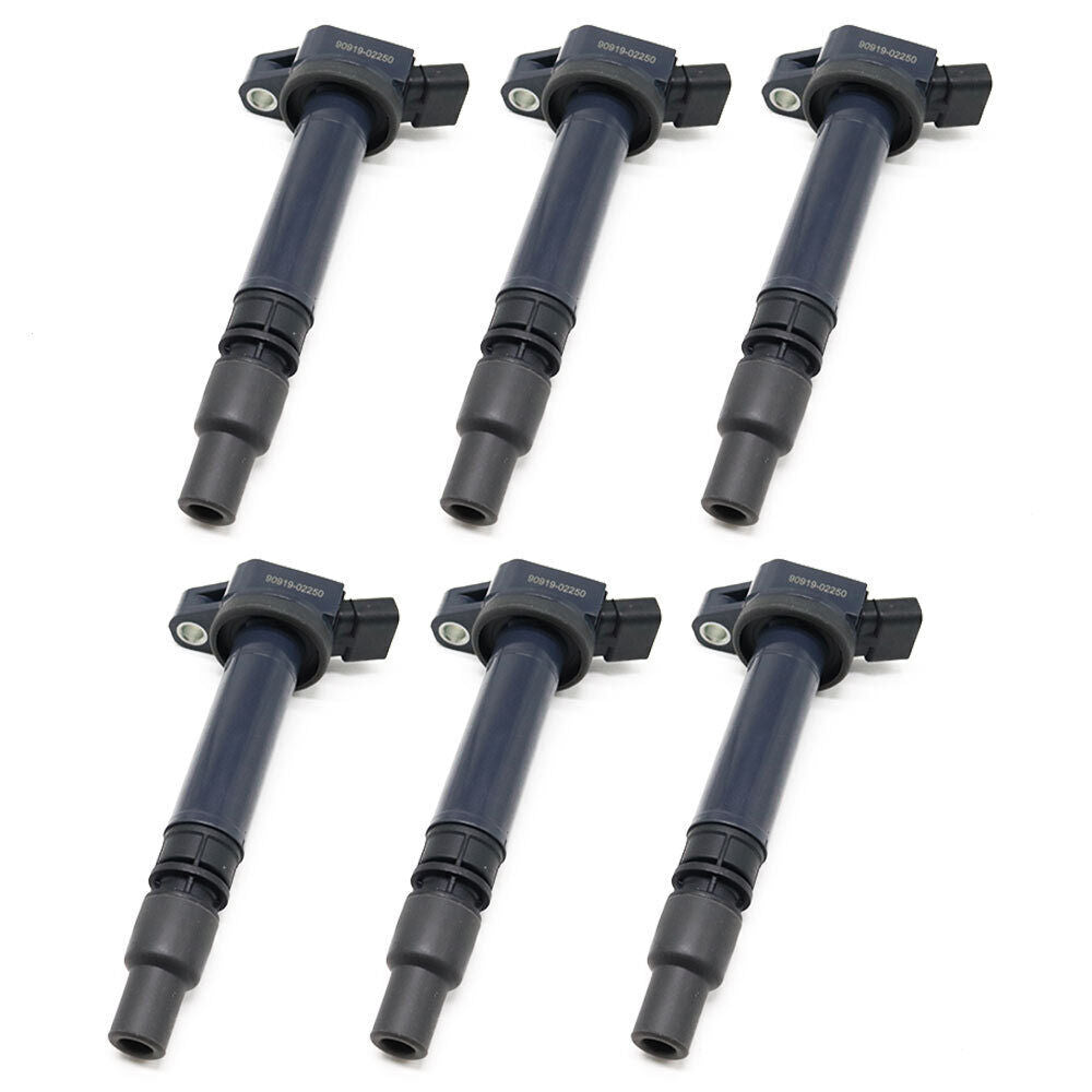 6PCS Ignition Coils Fits for Lexus Is300 2016 3.5L V6 90919-02250 90919-02260