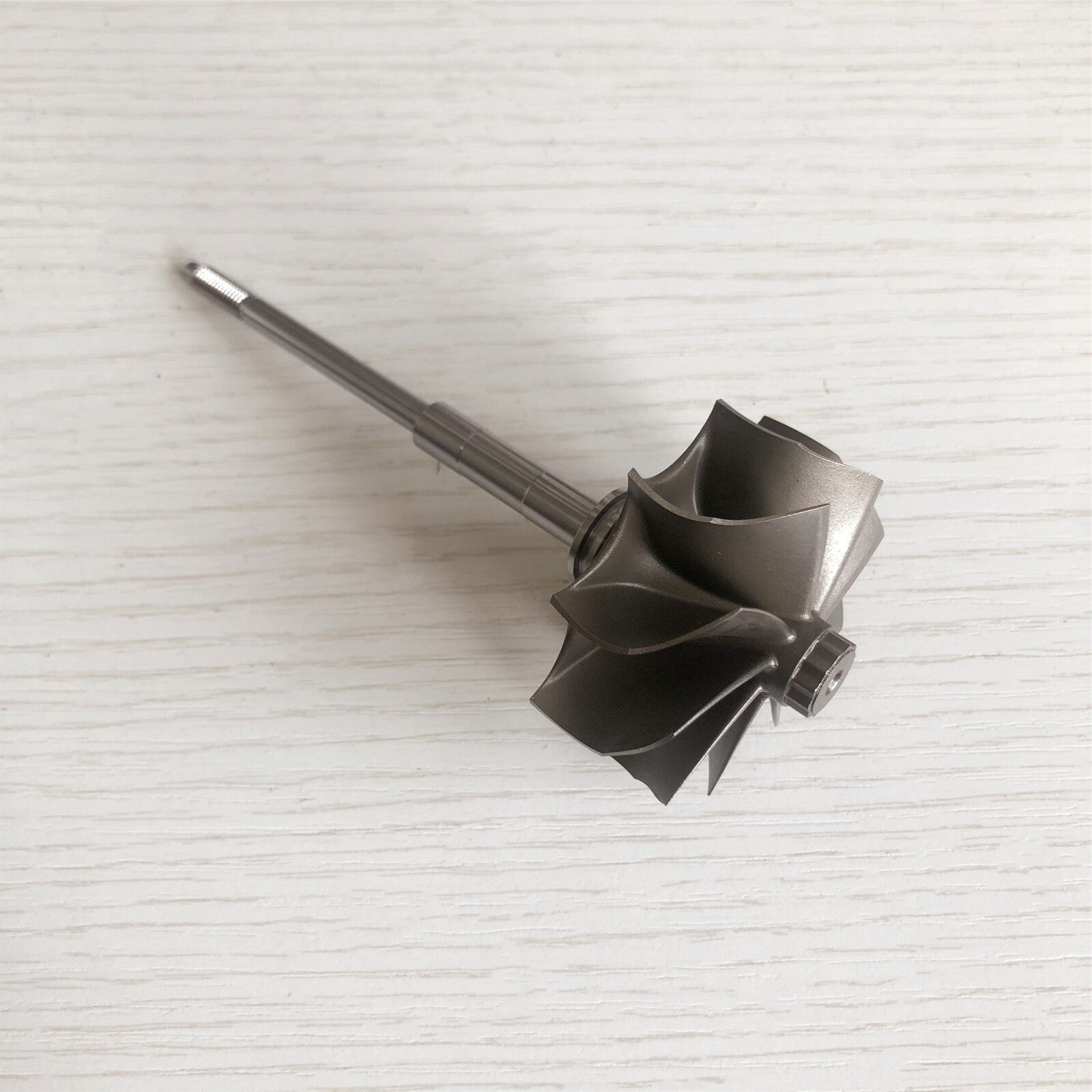 GTB25 49.1/51.4 mm 9-blade log bearing turbine wheel/turbine shaft and wheel