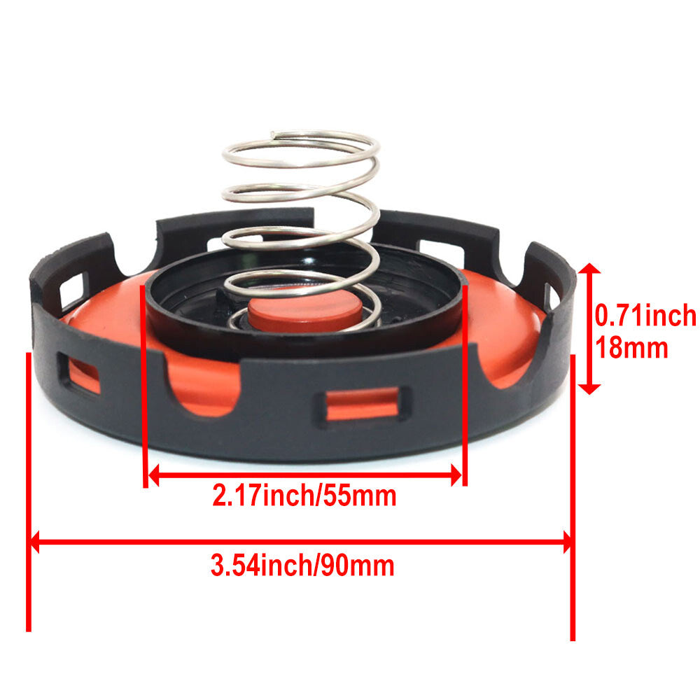 2-piece PCV valve diaphragm repair kit suitable for Volkswagen Beetle, for Golf , for Jetta , and for Land Cruiser 2.5/2.0L.