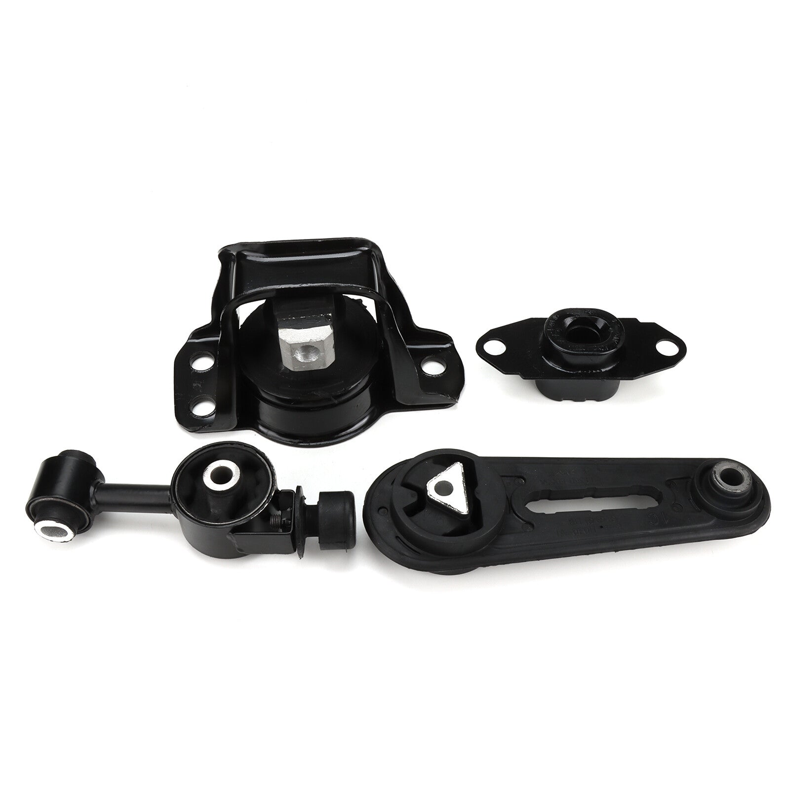 4-piece set for Nissan Cube Tiida Versa 1.8L Black Engine Motor Mount Trans Mount