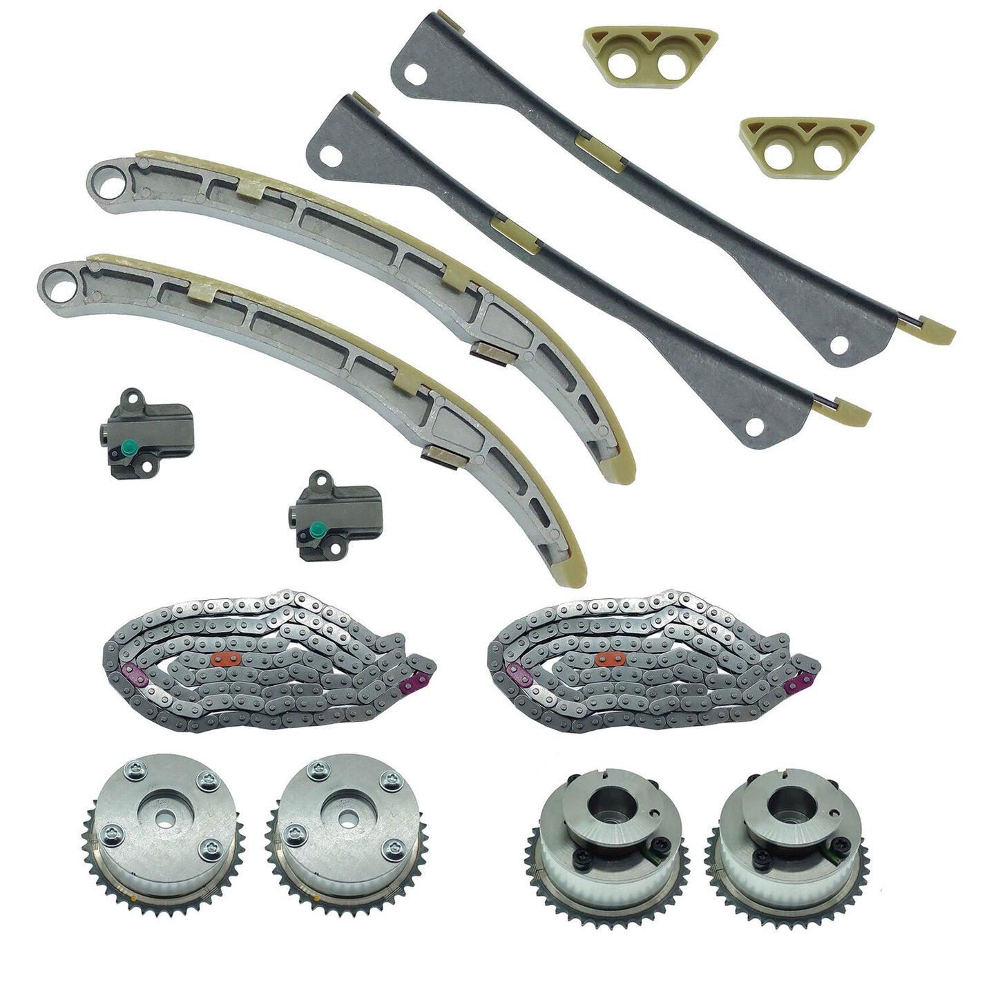 1 Set Timing chain kit For 2015 -2021 Sedona 3.3L 24350-3CGA1 24410-3CGA3 NEW