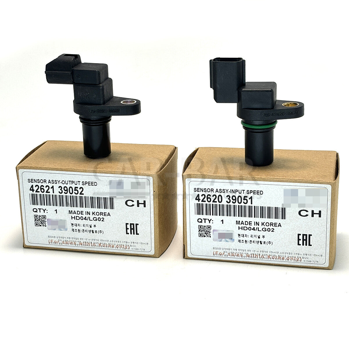 2PCS Trans Input Output Speed Sensor 42620-39051 42621-39052 for Hyundai for Kia