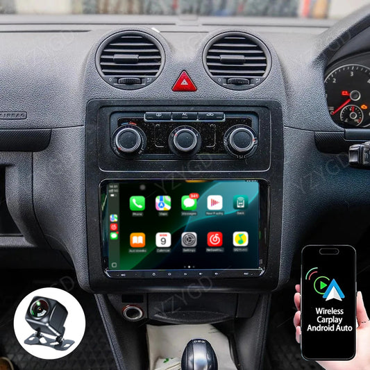 for Volkswagen Caddy 2003-2015 Stereo Android Auto Carplay Car Radio Screen GPS