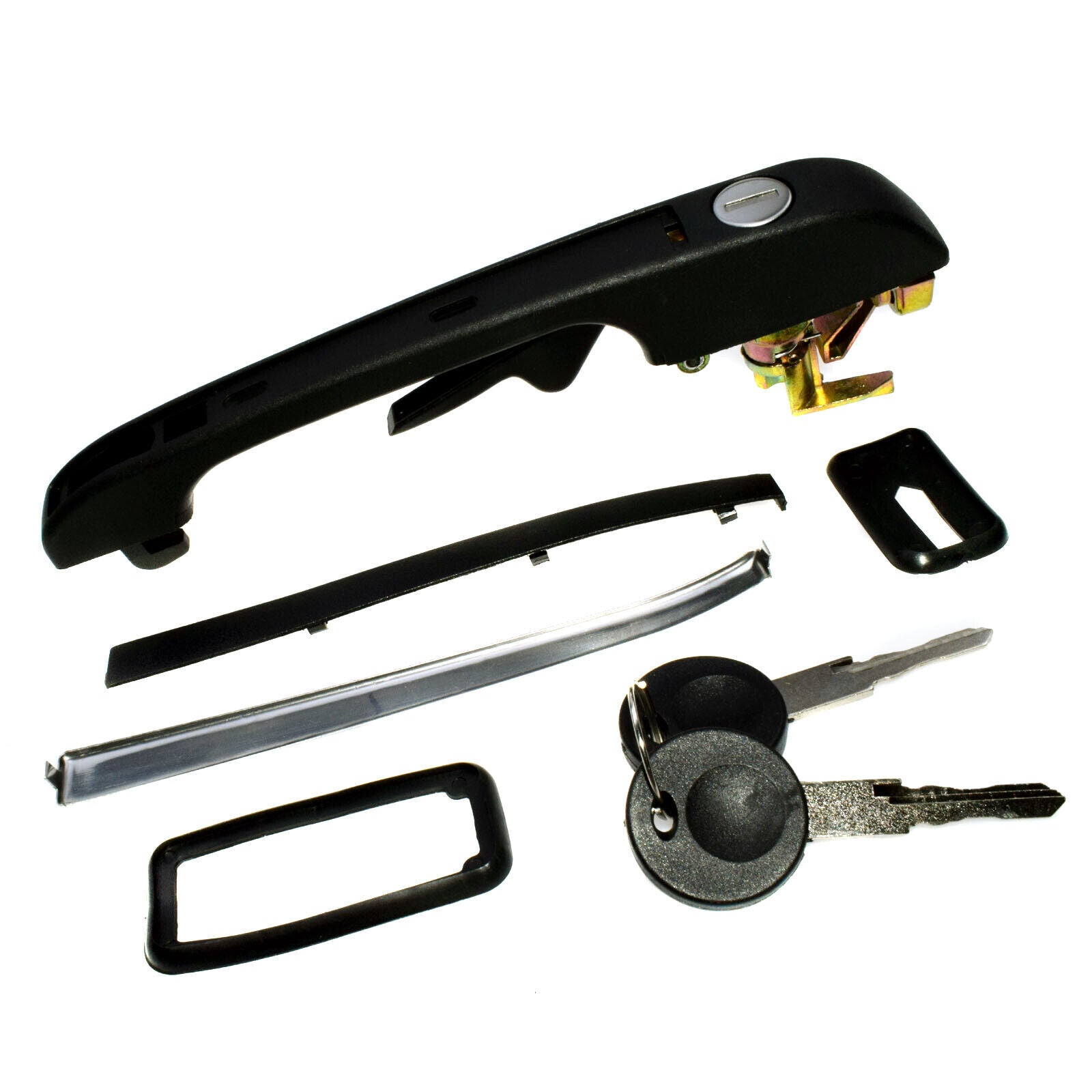 for VW for Golf for Jetta Rabbit 191837206A New Outside Door Handle W/ Keys Front Right