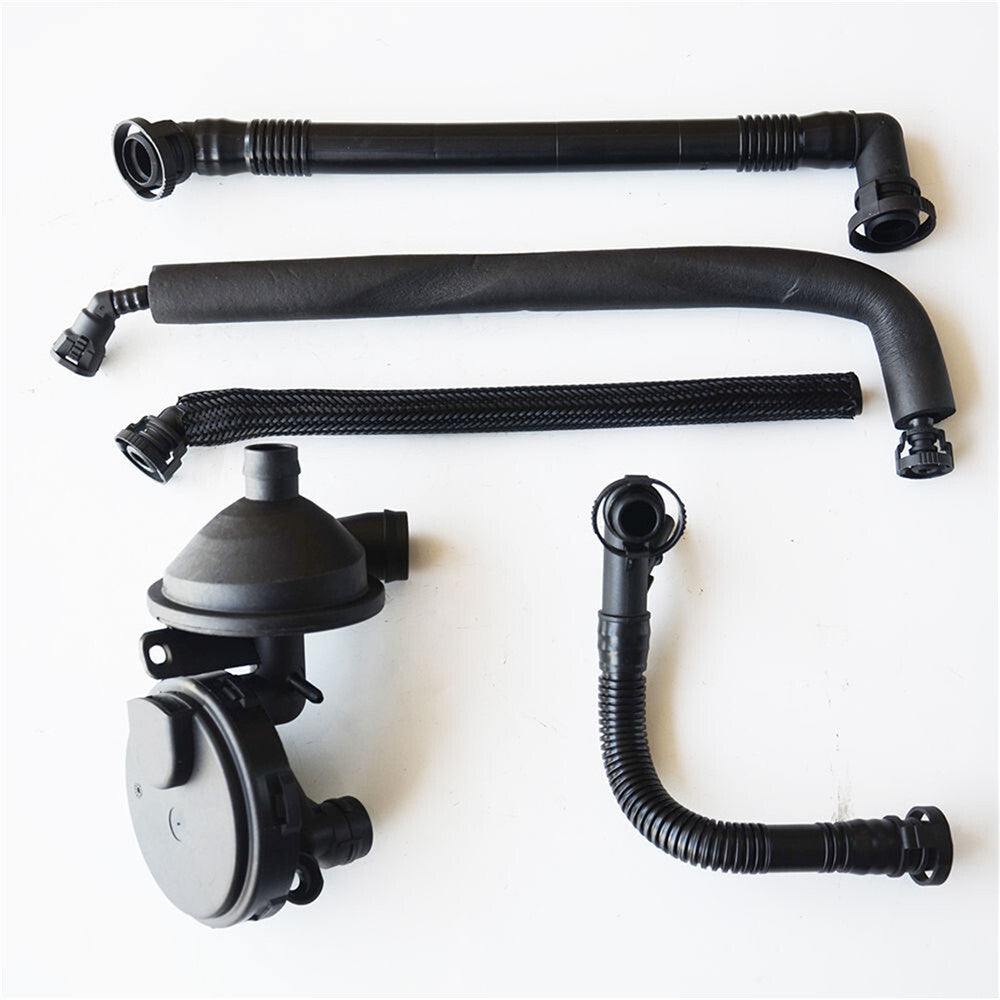 Crankcase Vent Valve And Breather Hose Kit for BMW X3 X5 Z4 E46 E39 w/PCV