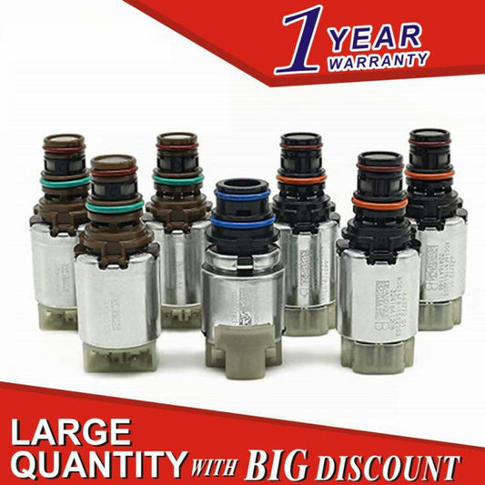 7-piece new 6F35/6F15 transmission solenoid valve kit for Ford and for Mazda Escape.