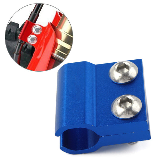 CNC Front Brake Hose Cable Clamp Line Holder Fit for HONDA CRF125/150/250/450R Blue