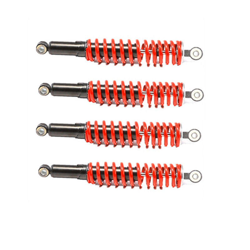 4-Piece 350mm 14-inch Front Shock Pack for All-Terrain Vehicles, Four-Wheel Off-Road Vehicles, Go-Karts, Pit Crossing Bikes, Scooters