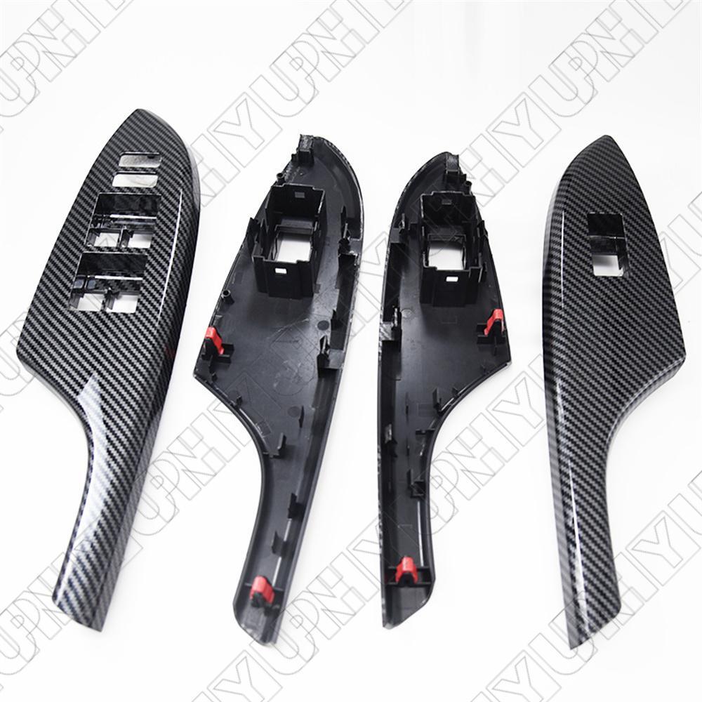 Set of 4 Door Window Switch Trim Cover Bezel Panel for Toyota for Corolla 2006-2013