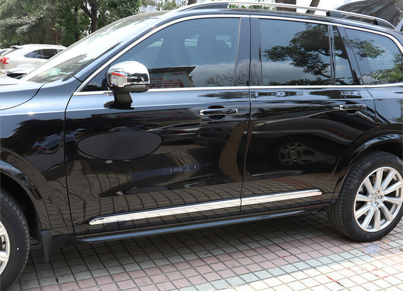 2015-2022 Fit for Volvo XC90 ABS Car Chrome Body Side Door Molding Cover Trim 4P