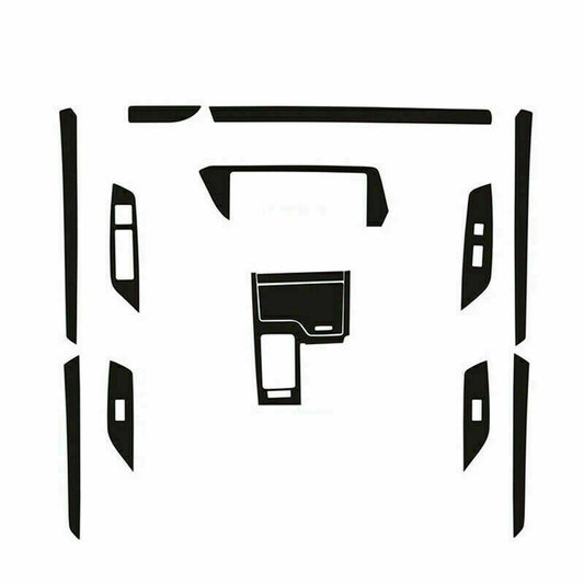 for Lexus ES350 ES300H 2019-2022 Inner Console Center Trim Carbon Fiber Stickers