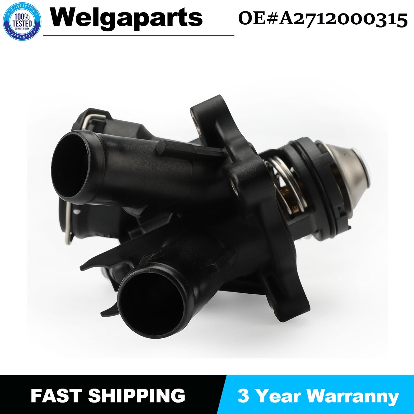 Thermostat Housing for MERCEDES-BENZ SLK250 2012-2015 1.8L A2712000315