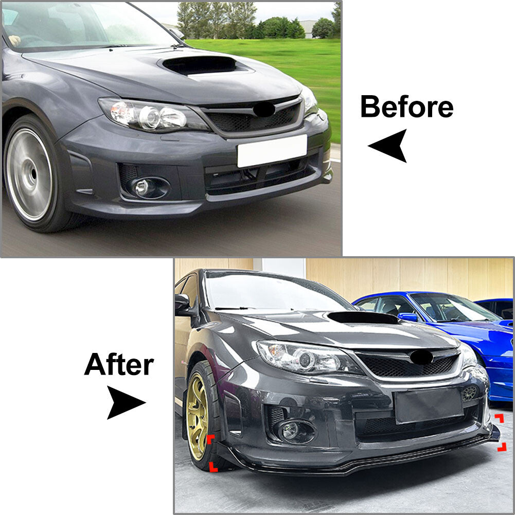 Fit for Subaru Impreza WRX STI 2011-2014 12 13 Front Bumper Spoiler Splitter Lip
