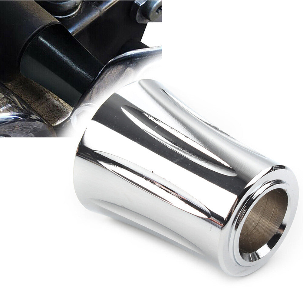 Heel Shifter Lever Eliminator Shaft Spacer Chrome Aluminum Fit for Harley Road Glide