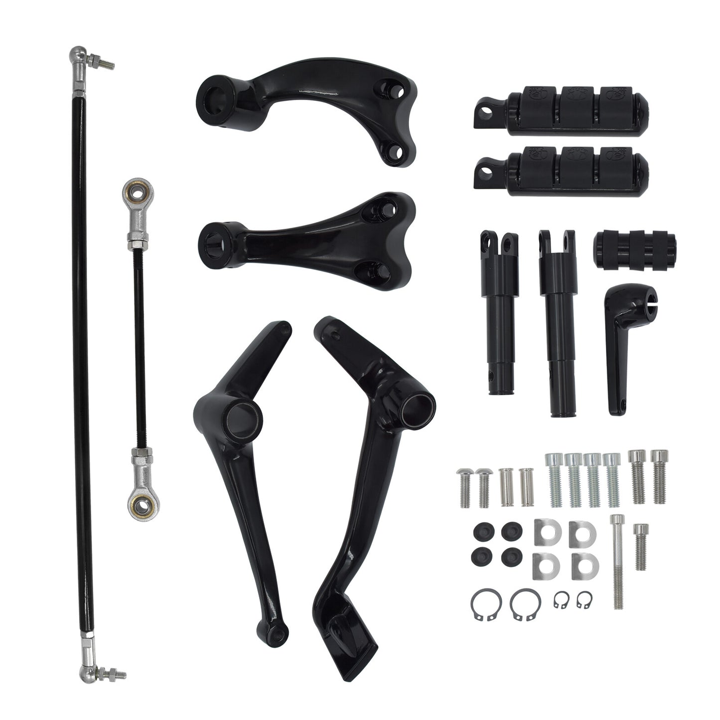 Forward Controls Foot Pegs Levers Linkages for Harley Sportster 883 1200 04-13