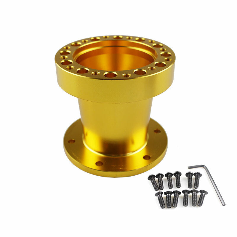 3 76mm Universal Steering Wheel Hub Spacer Adapter 6 Hole Adapter Boss Kit