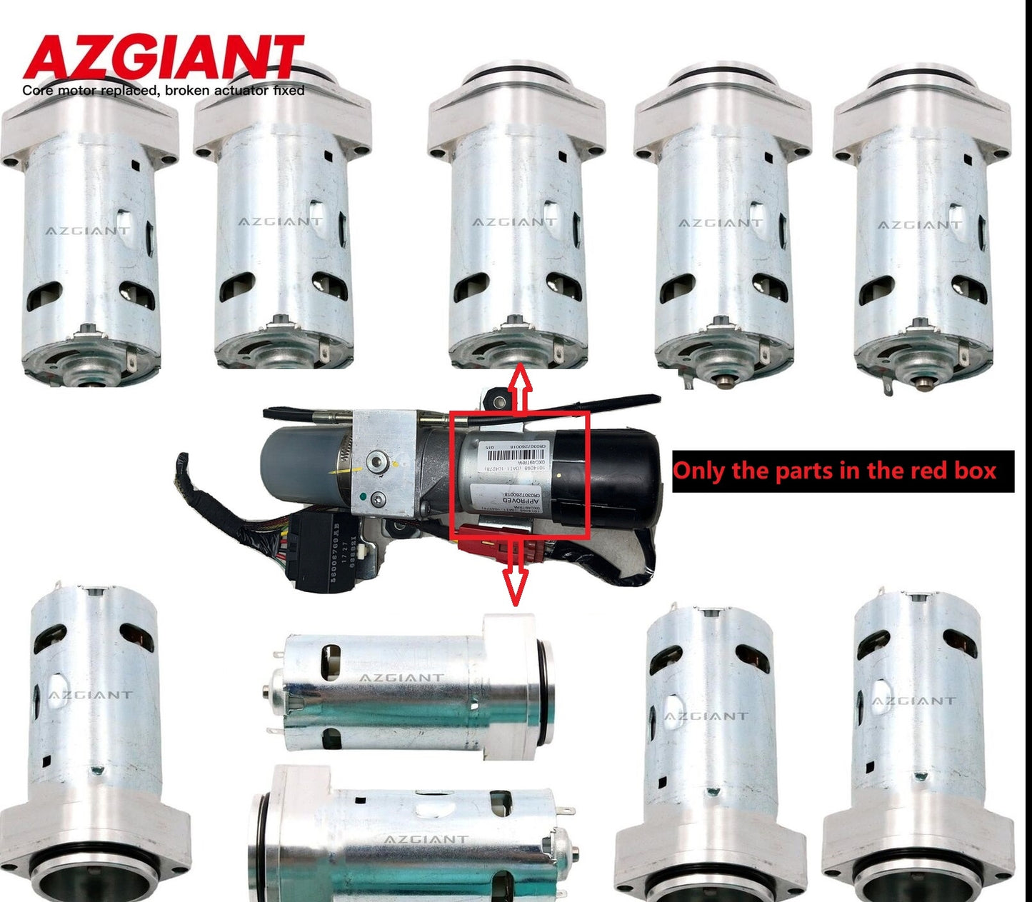 10-piece/bulk convertible top hydraulic pump motor unit for Chrysler Crossfire 03-08