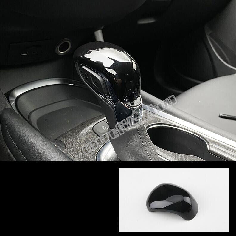 Fit for Chevrolet Blazer 2019-2021 Gloss Black Inner Gear Shift Knob Cover Trim