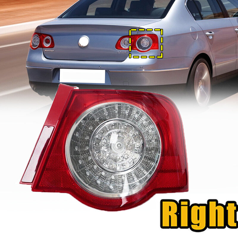 Outer LED Tail Light Rear Brack Tail Lamp Right for VW for Passat B6 Sedan 2006-2010