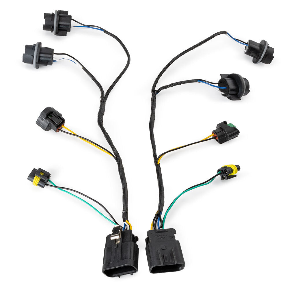 2-piece headlight wiring harness for 2007-2013 for Chevrolet Silverado 1500 HD 25962806