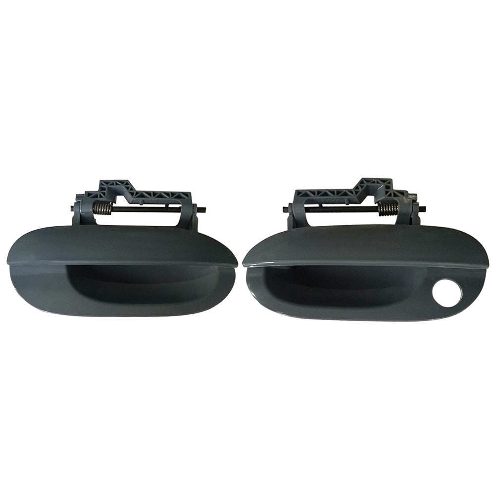 2Pcs Outside Front Door Handle Non-Remote Lock Left+Right For 5 Series E39