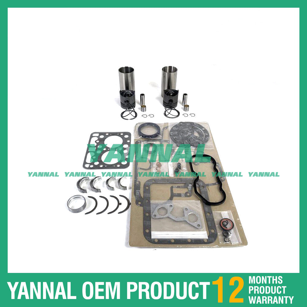 Z750 Overhaul and Rebuild Kit with Full Washer Bearing Kit for Kubota Tractor Engines