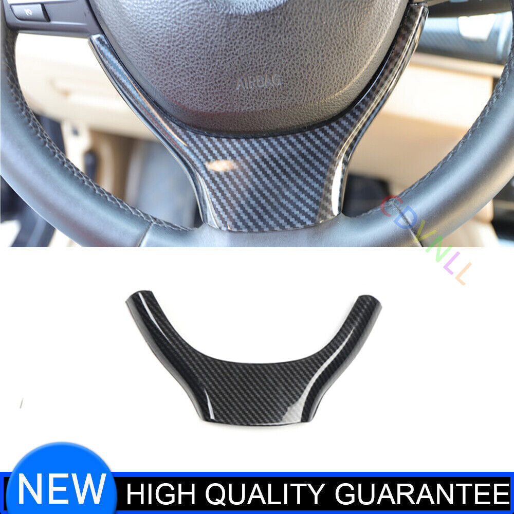 Fit for BMW 5 Series 2011-16 ABS Carbon Fiber Steering Wheel Lower Cover Trim 1P