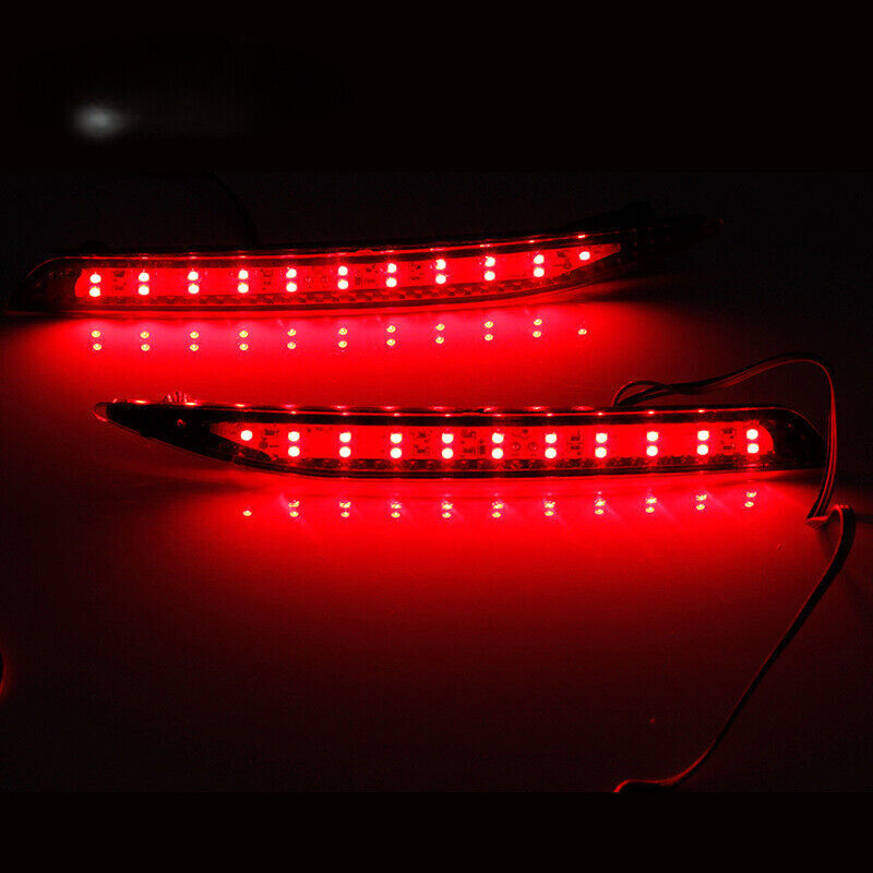 Fog for Honda Accord 9th 2014-2016 Rear Bumper Reflector Light Tail Brake Lamps