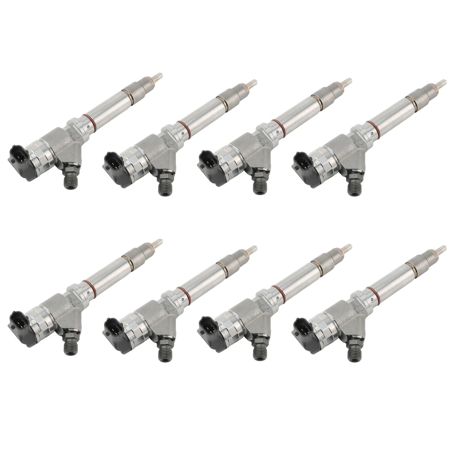 8-pack of fuel injectors for 2004-2005 for Chevrolet 6.6L Duramax LLY 0445120027