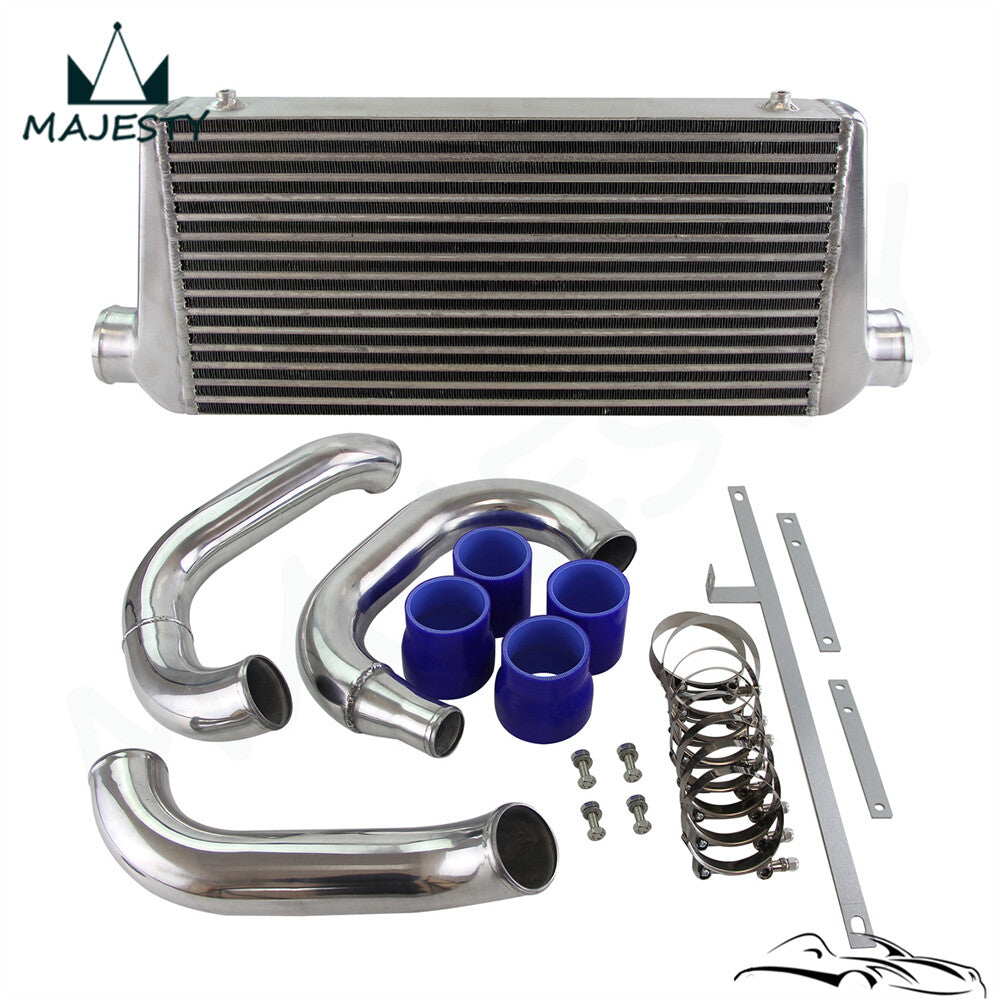 Front Mount Intercooler Kit for Mitsubishi Lancer EVO 4 5 6 CP9A 4G63 96-00 Blue