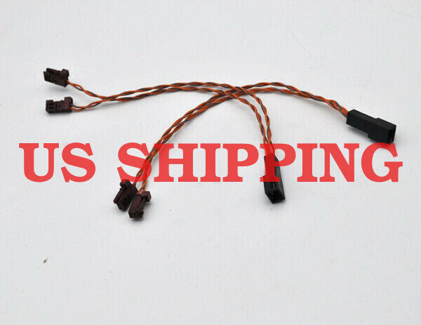 4x door tweeter speaker y adaptor cable splitter for Mercedes C E W205 W213 GLC
