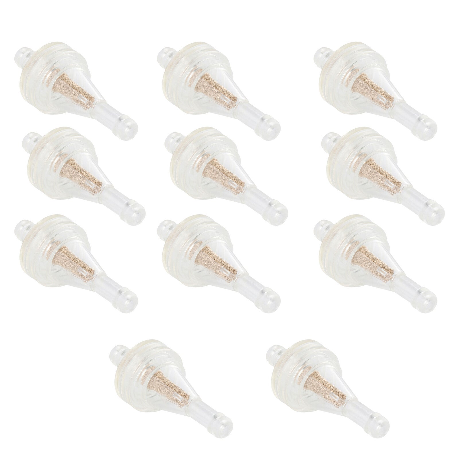 10x 1/4in 6mm Inline Gas Fuel Filter Universal for Motorcycle Dirt Bike ATV UTV