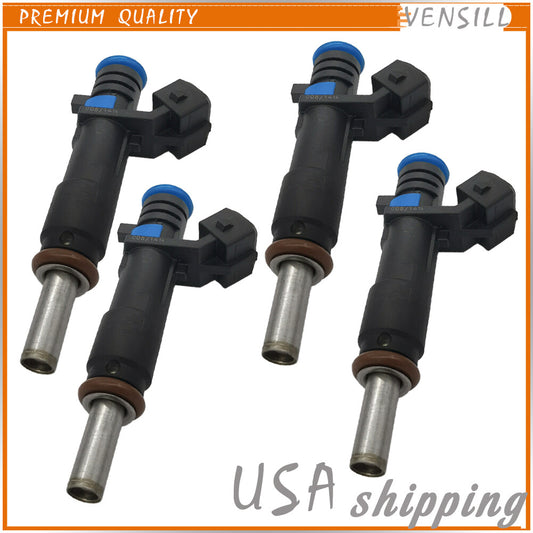 Set of 4X Fuel Injectors 55570284 for Chevrolet for Cruze 2011-16 Sonic 2012-18 1.8L