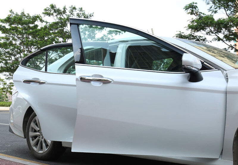 for Toyota for Camry 2018-2023 Acrylic Chrome Window Visor Sun Rain Guard Vent Shade