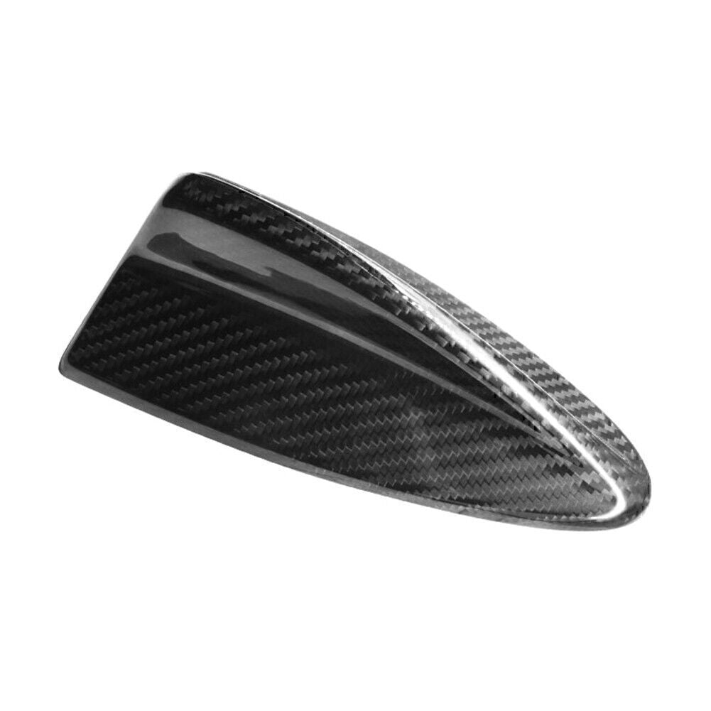 Black Carbon Fiber Car Shark Fin Antenna Aerial Cover Fit for BMW 3Series E91 X1 E84