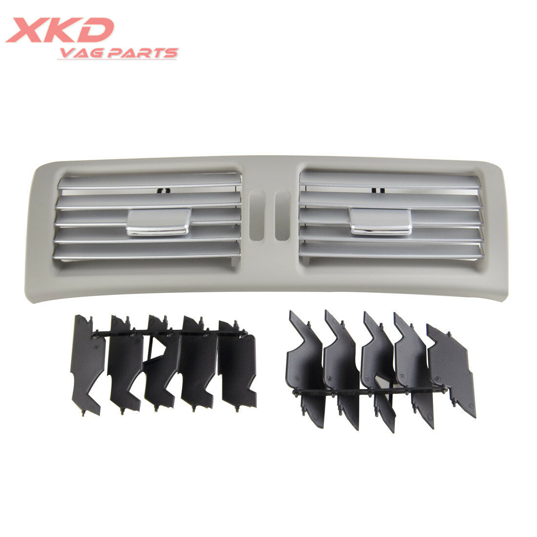 Gray center dashboard AC vent kit suitable for Mercedes-Benz R350 R500