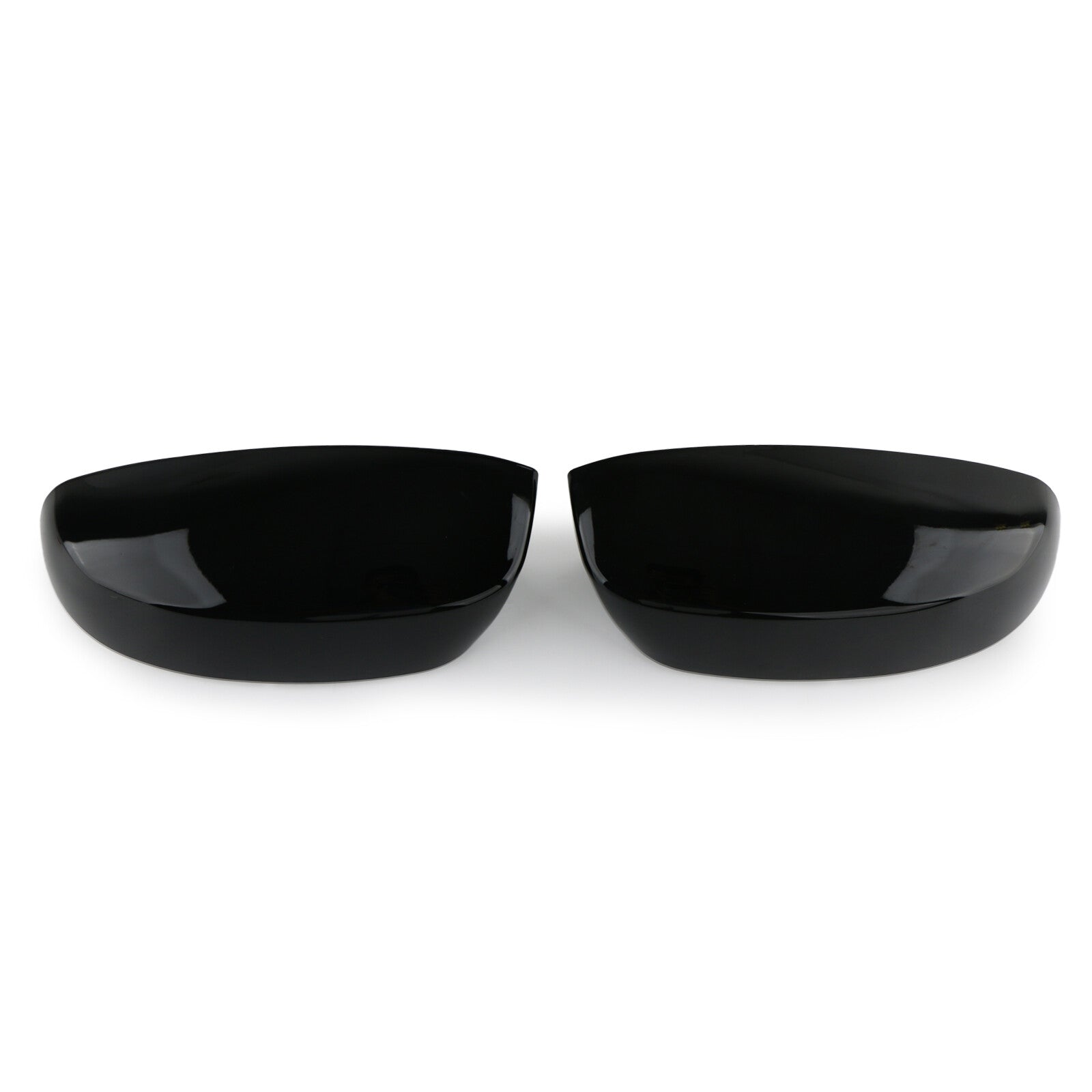 2-Piece Mirrored Cap Protective Case, Glossy Black, for Tahoe Silverado for Sierra Suburban 2007-2013