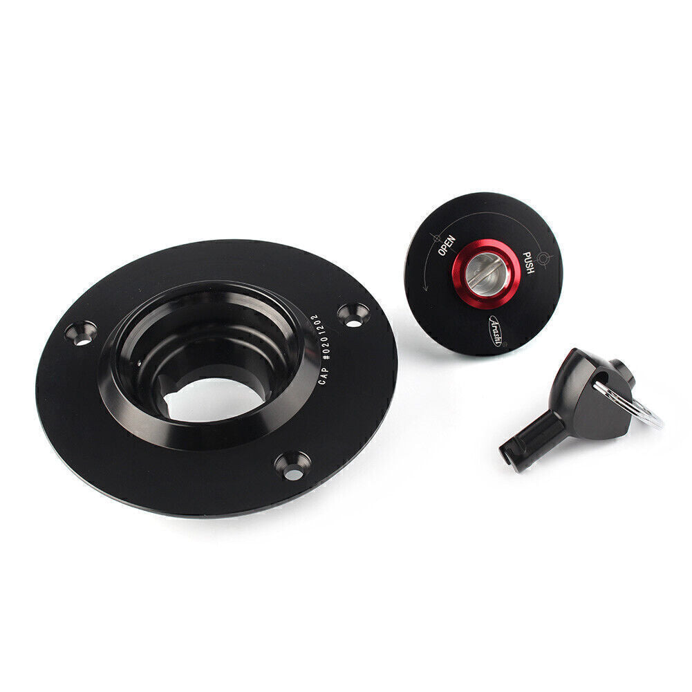 Fuel Gas Tank Cap Petrol W/key for Suzuki GSXR600 GSR750 GSX1250 GSXR1000 Black
