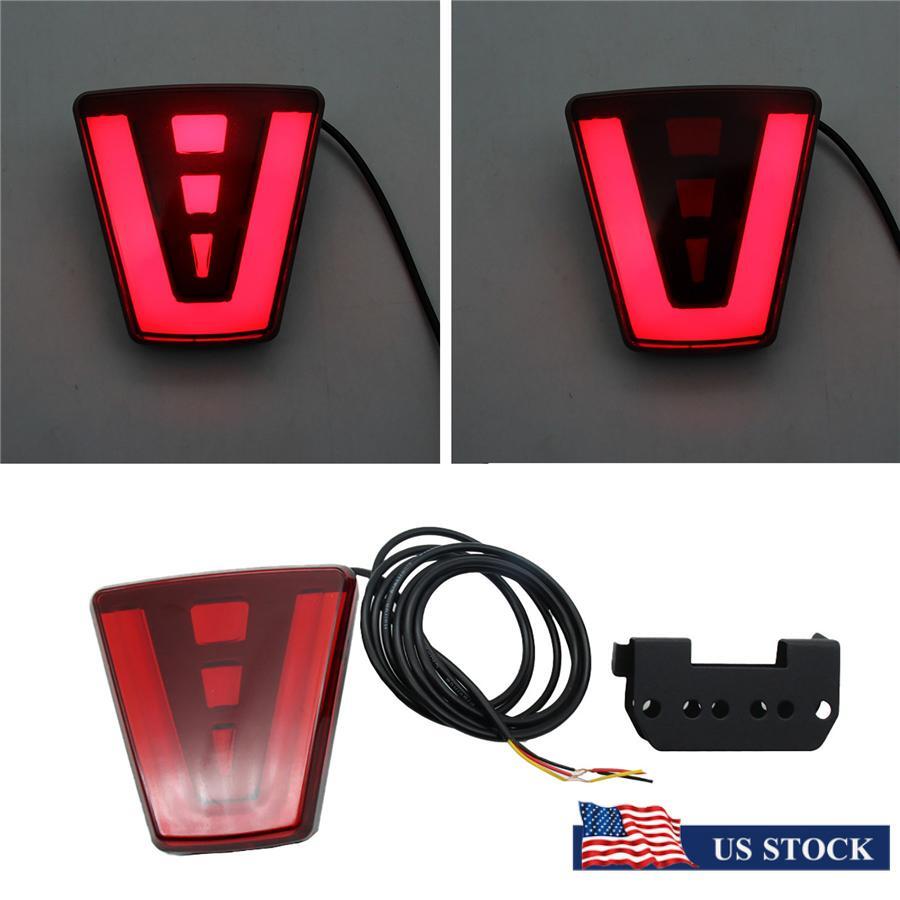 1x Car for SUV Rear Bumper Diffuser Rear Fog Light w/ Style Strobe Brake Feature