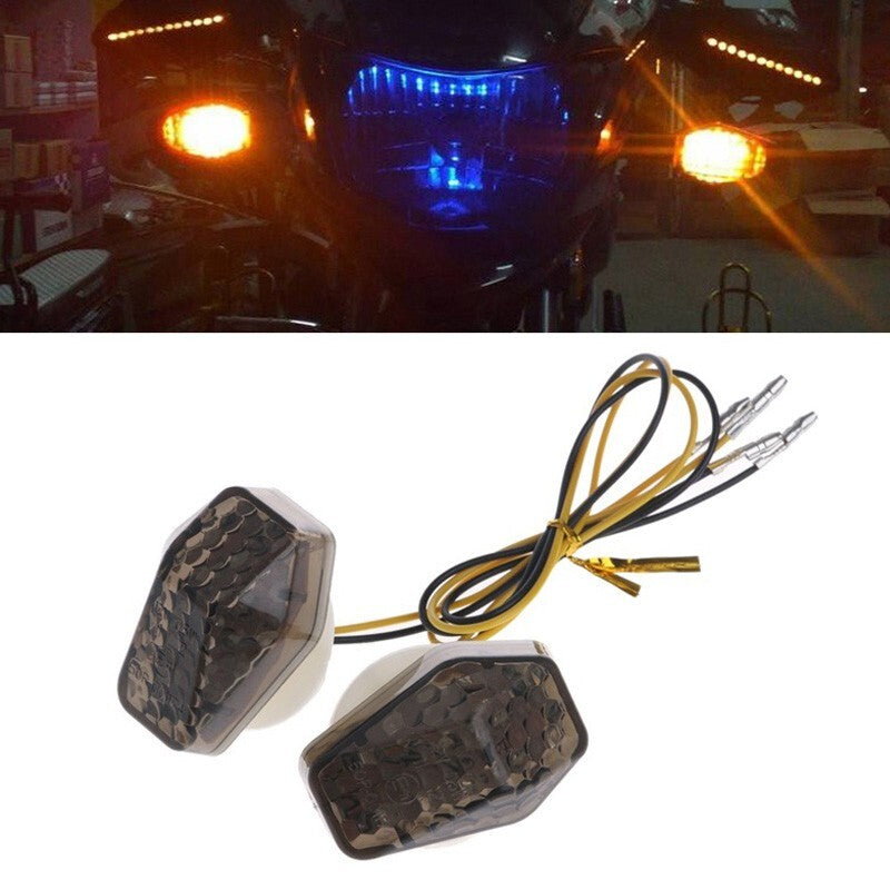 LED Flush Mount Turn Signal Light Indicator Fit for GSXR750/600/1000 2001-2004