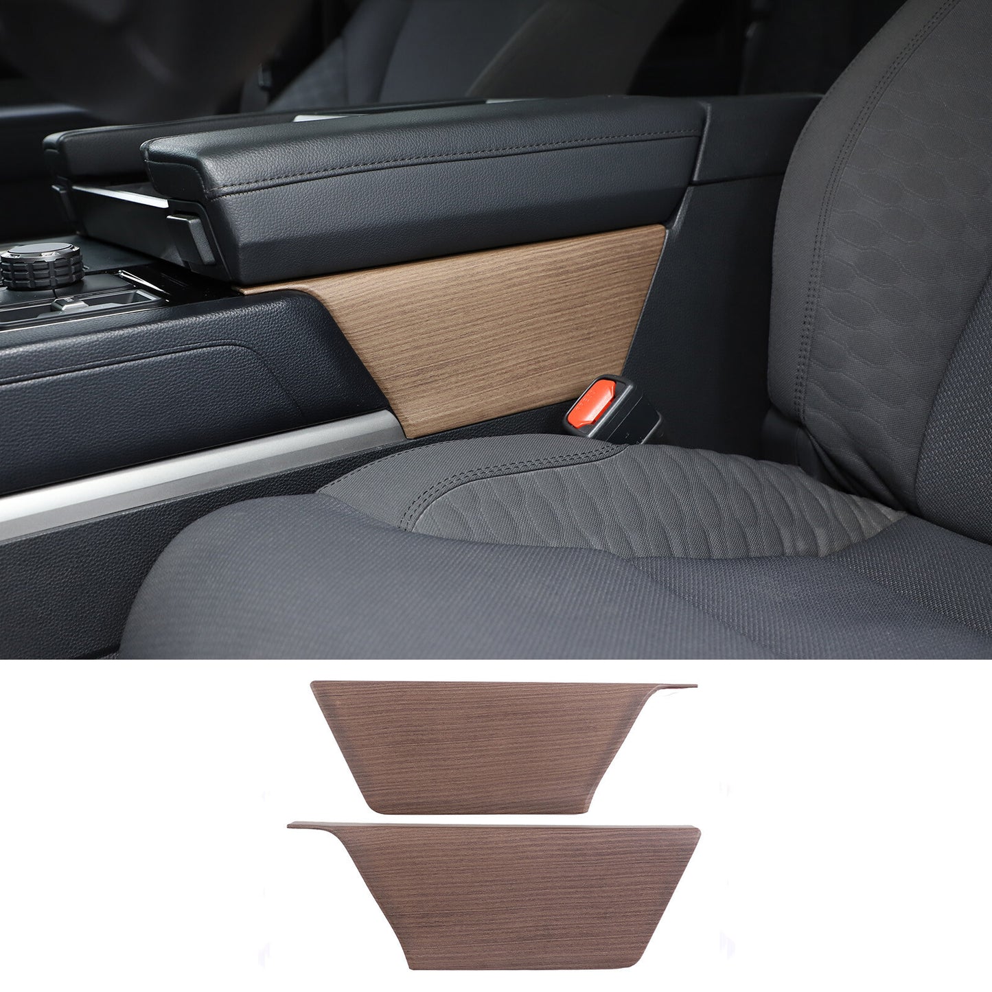 Carbon fiber ABS reading light cover trim frame for Ford Maverick 2022 - 23