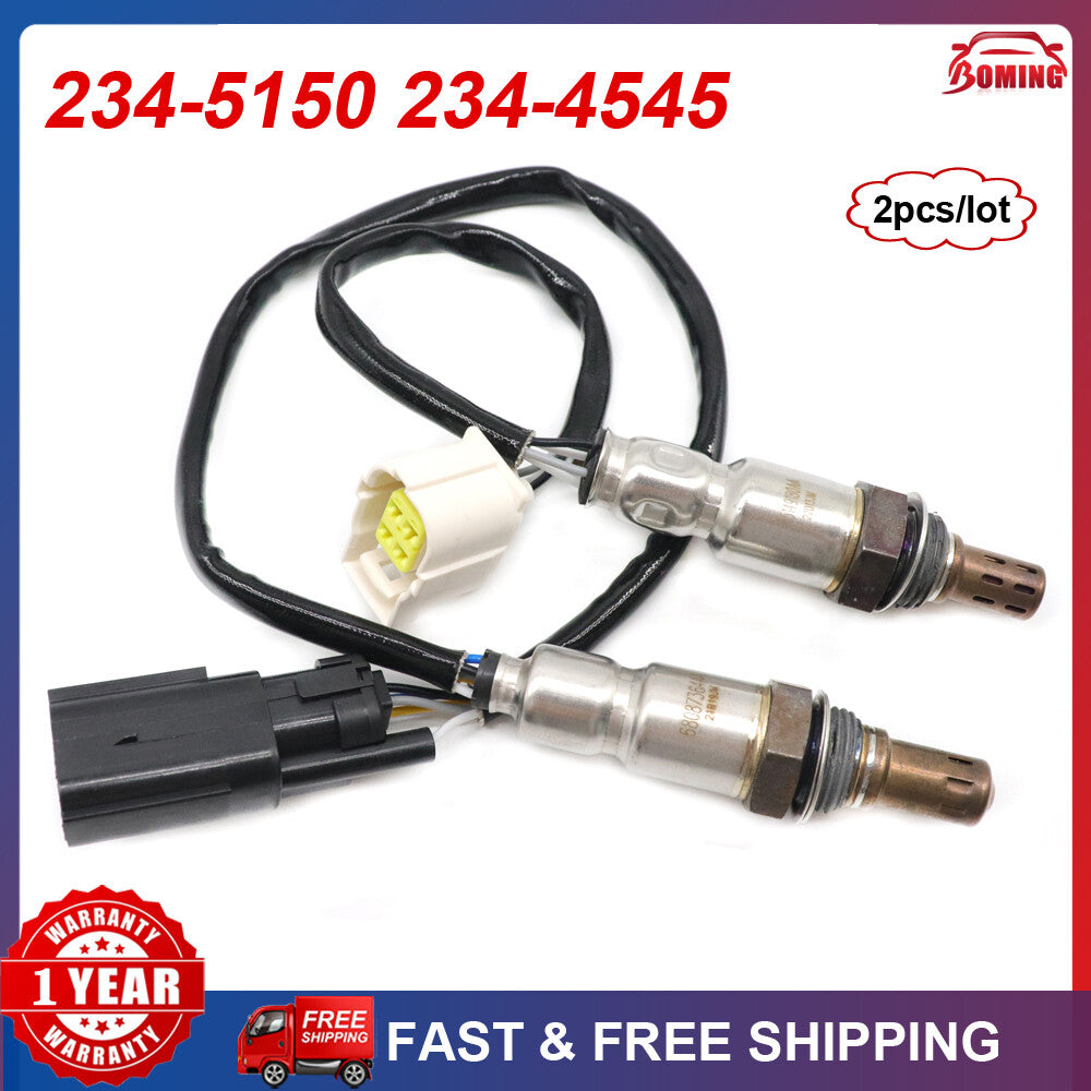 2pcs Oxygen O2 Sensor 12 for Suzuki Grand Vitara 2.4L 2009-2013 Upper+Lower