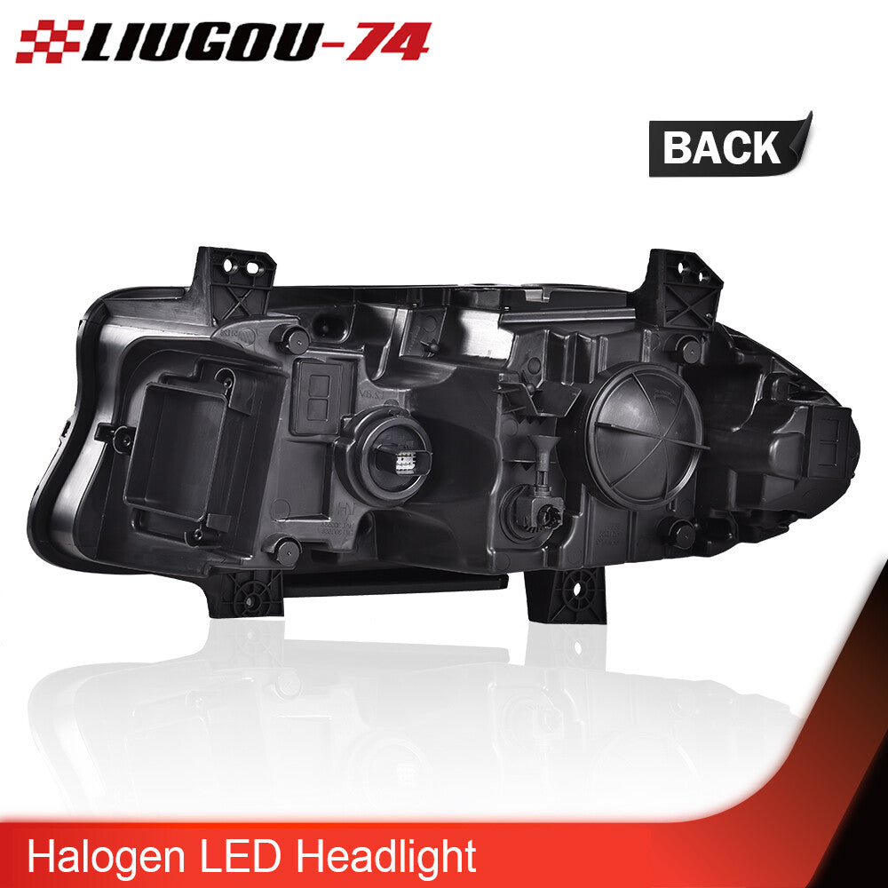 Suitable for 2015-2022 for Dodge Charger Halogen Projector Headlights with LED DRLs for Passengers