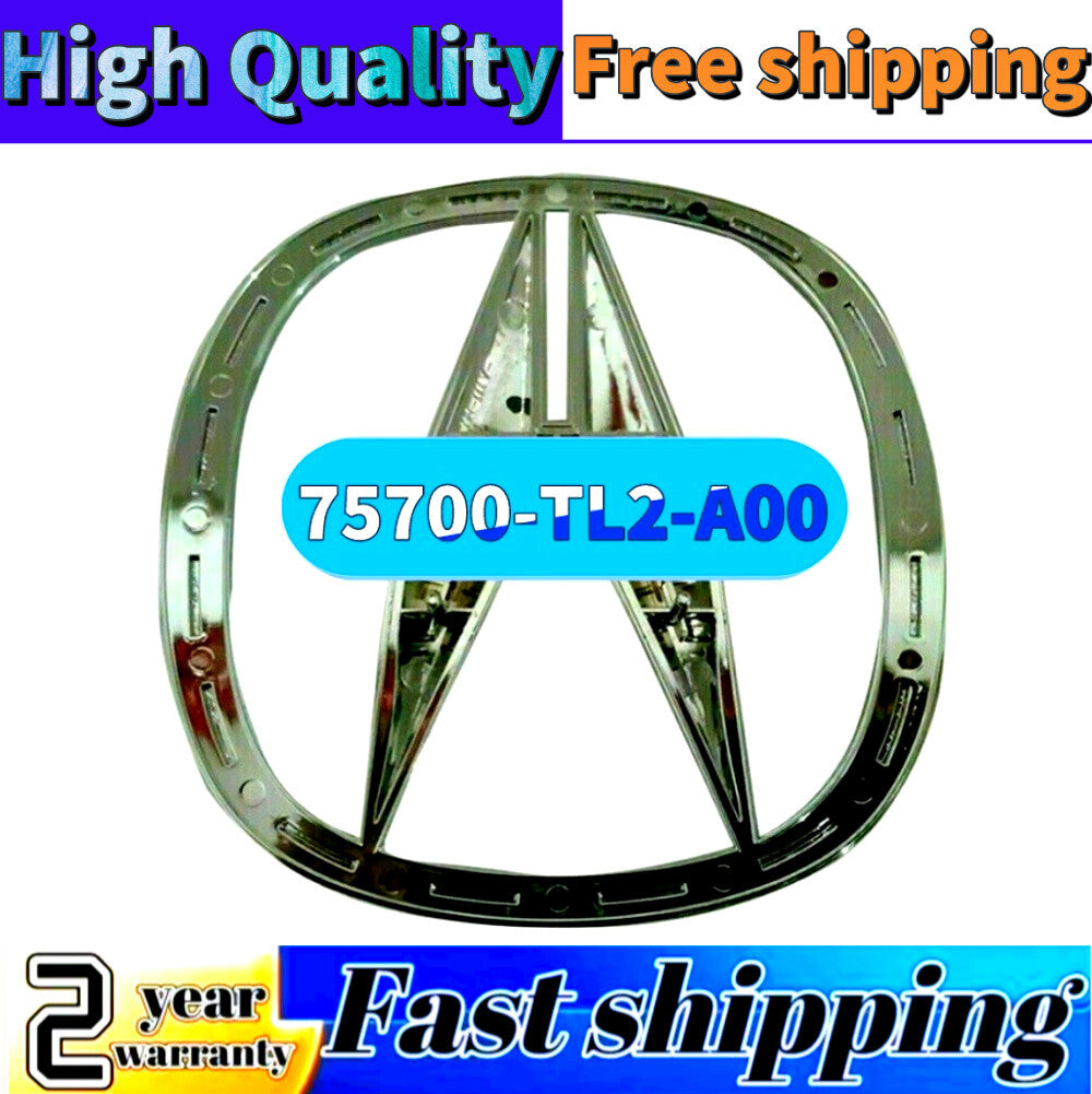 new Front Grill badge Sedan badge 75700-TL2-A00, compatible with 2009-2014 for Acura TSX.