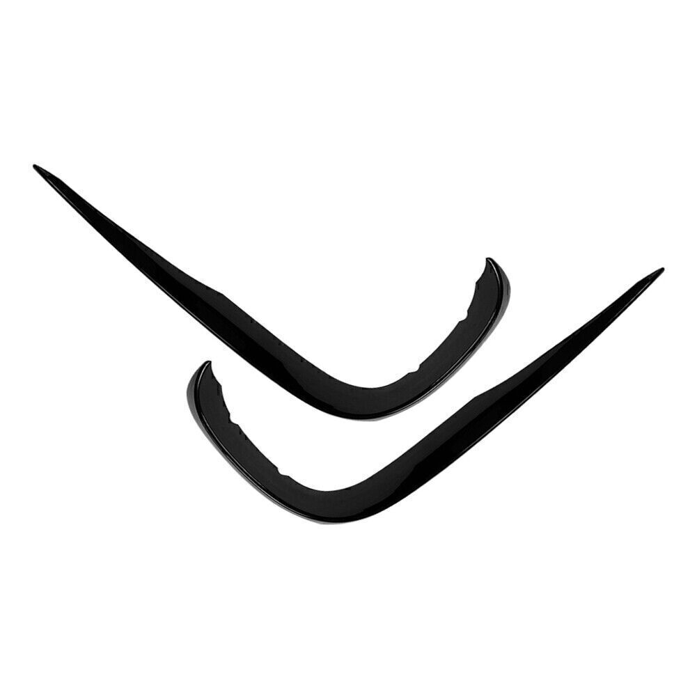 Front Bumper Lip Spoiler Trim Fit for Mercedes-Benz E400 2 Door 2018 Black