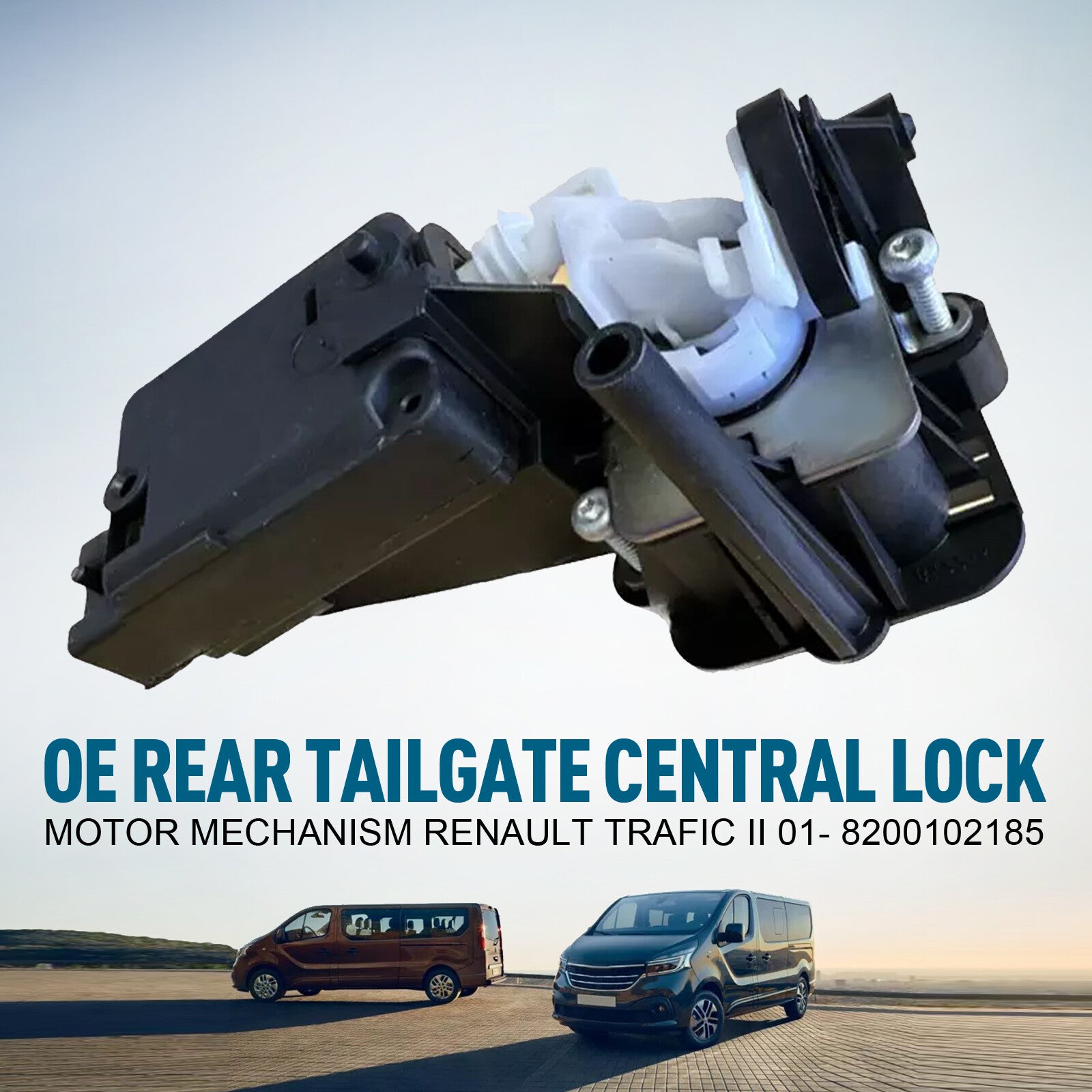 Applicable to for Renault Trafic 01 - 8200102185 Rear tailgate central locking motor mechanism