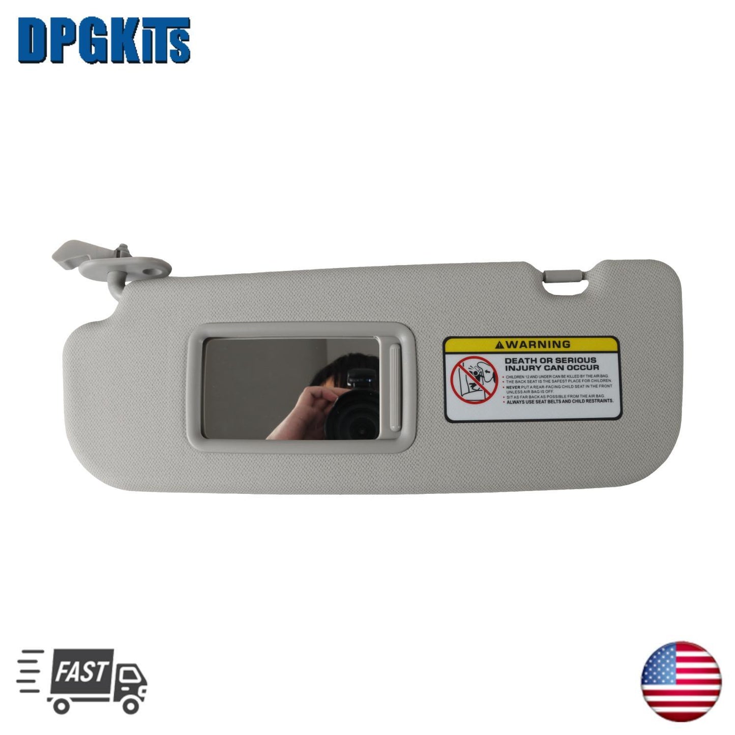 Driver Left Side Sun Visor w/Mirror for 2011-2015 for Hyundai for ELANTRA 852103X000TX